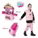 Tocador Peinador Maleta Juguete Niña Luces Sonido Accesorios
