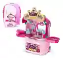 Tocador Peinador Maleta Juguete Niña Luces Sonido Accesorios