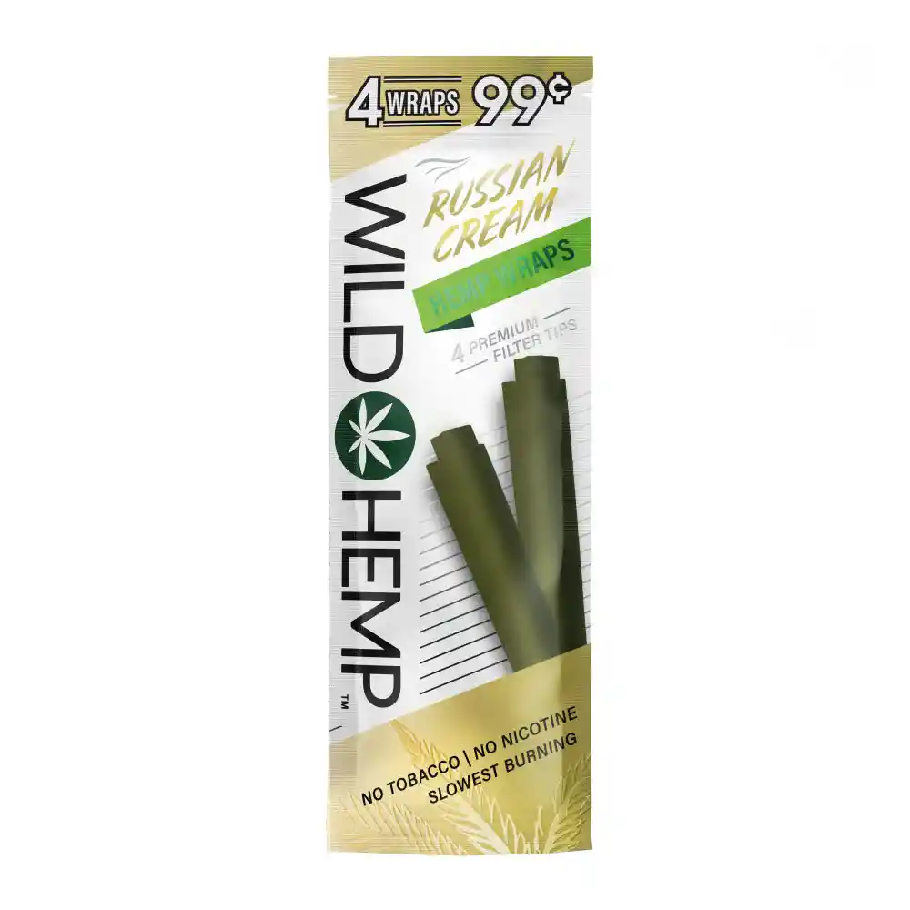 4 Wraps Wild Hemp / Russian Cream 4 Premium