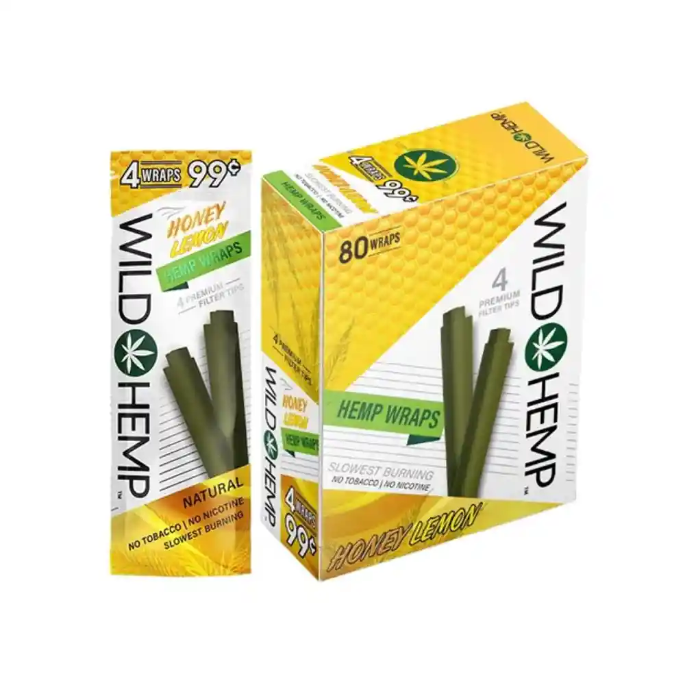 4 Wraps Wild Hemp / Honey Lemon 4 Premium