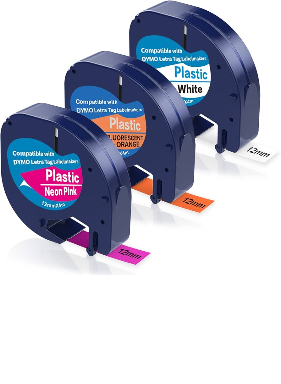 Cinta Dymo Plastic Yellow - Rappi