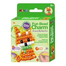 Juego Creativo Crea Llavero Zorrito De Cuentas Para Niños