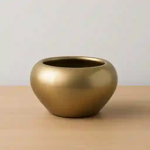 Maceta Para Orquidea Mini Dorada