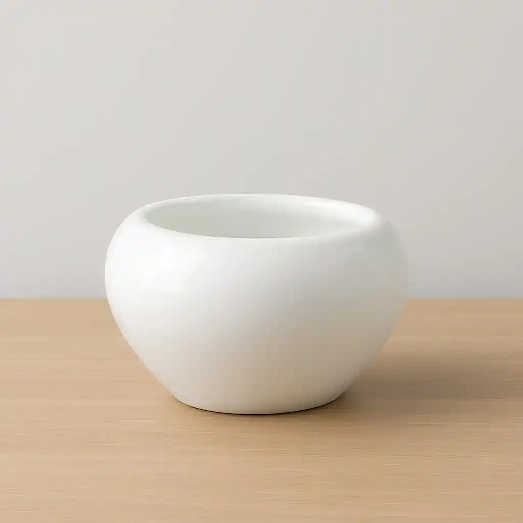 Maceta Para Orquidea Mini Blanca
