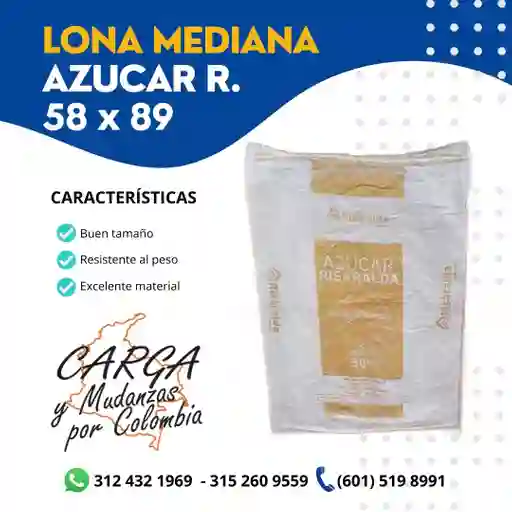 10 Lonas De Escombro 58 Ancho X 86cm Largo - Embalaje