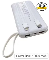 Power Bank 10000 Mah Carga Rapida Tipo C Y Iphone