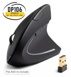 Mouse Inalambrico Ergonomico Vertical De Pilas