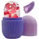 Rodillo Facial De Hielo Para El Cuidado De La Piel Morado