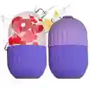 Rodillo Facial De Hielo Para El Cuidado De La Piel Morado