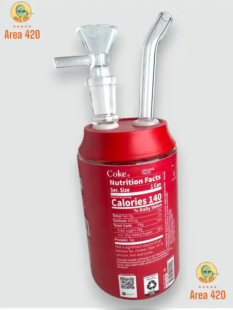 Pipa Dde Agua Bong Coca Cola Roja