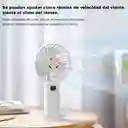 Ventilador Recargable Usb Portatil Con Base 5 Velocidades