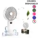 Ventilador Recargable Usb Portatil Con Base 5 Velocidades