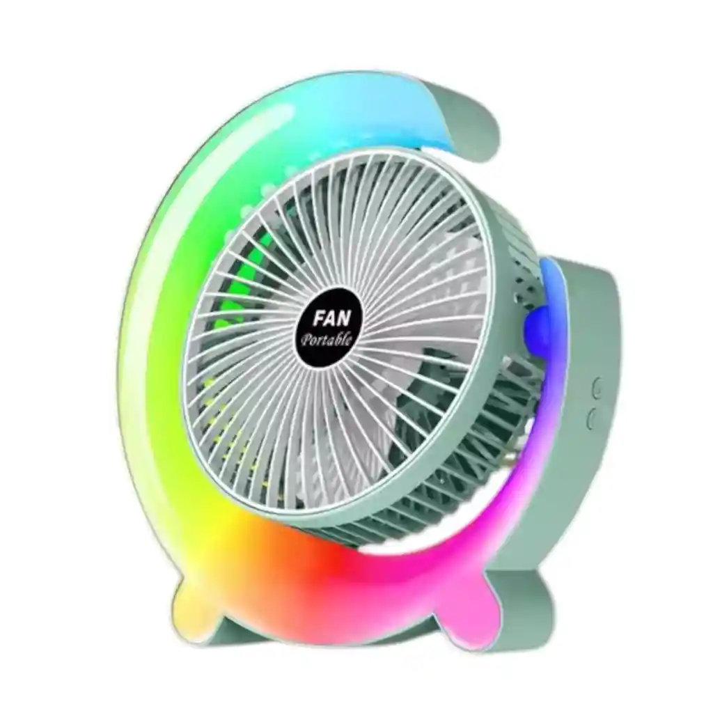 Ventilador Rbg Alambrico Silencioso Y Potente