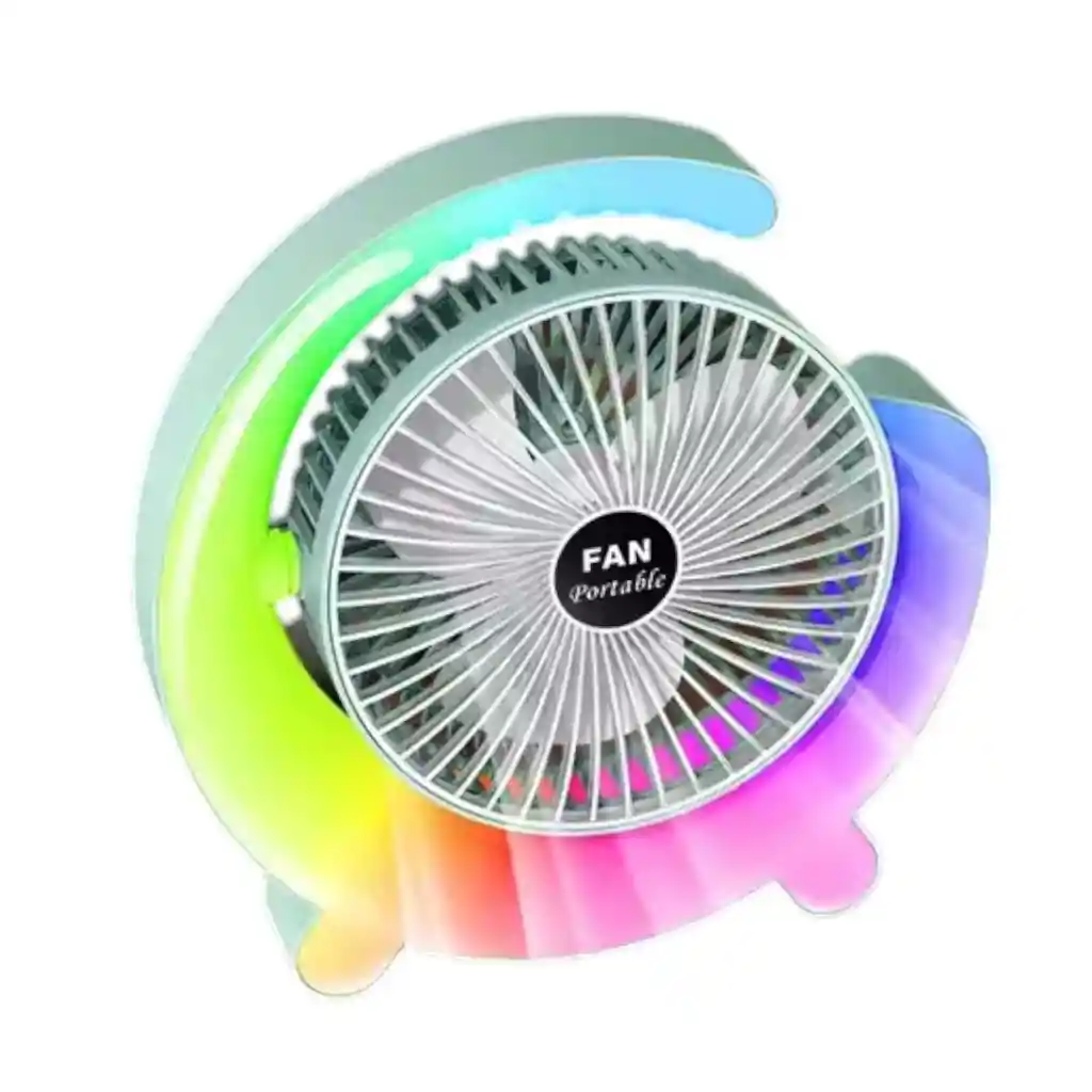 Ventilador Rbg Alambrico Silencioso Y Potente
