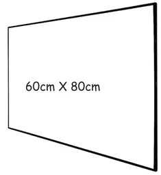 Tablero Acrilico 60x80 Centimetros Para Marcador Borrable