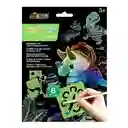 Juego De Arte Mágico Rasca Y Pinta Dinosaurios Para Niños