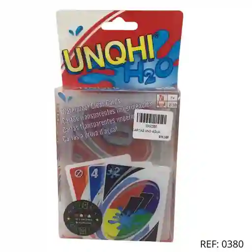 Cartas Uno Agua