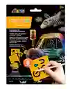 Juego De Arte Rasca Y Pinta Medios De Trasportes Para Niños