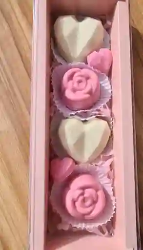 Caja De Acetato Con Chocolates Rellenos