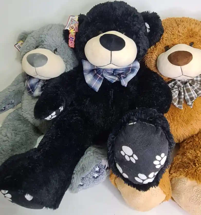 Oso Peluche 50 Cm Sentado- 70 Cm De Pie