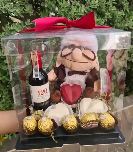 Ancheta En Caja Acetato Abuelo O Abuela