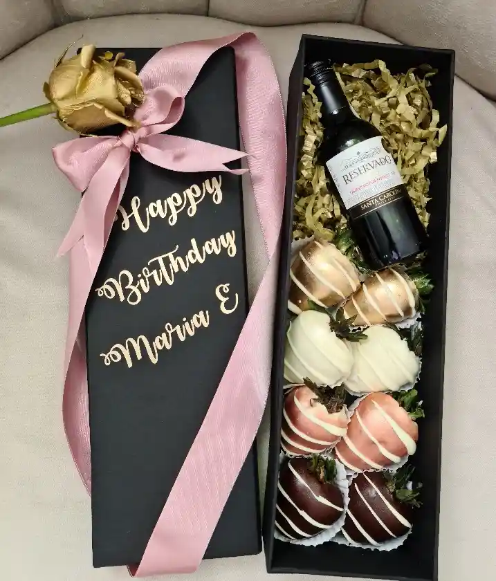 Caja De Lujo Vino Mini