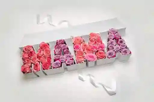 Caja Floral Mama - Especial Día De La Madre