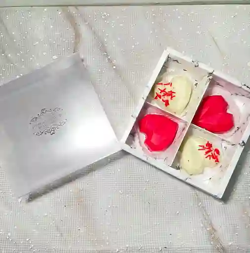 Caja Chocolates Rellenos Fancy X 4