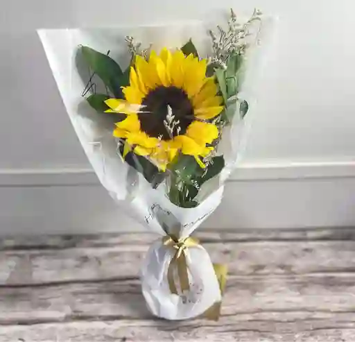 Solitario De Girasol En Bolsita