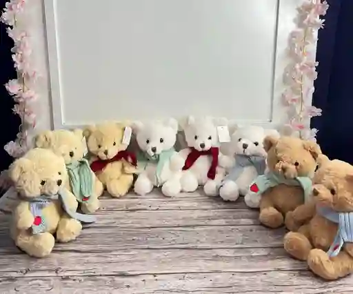 Peluche Osito Con Bufanda 20cm