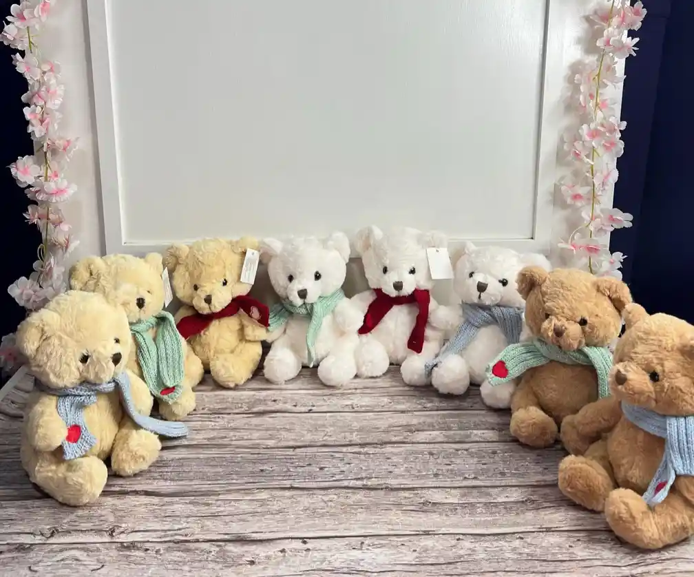 Peluche Osito Con Bufanda 20cm