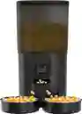 Dispensador De Comida Automatico Comedero Doble Gatos Perros