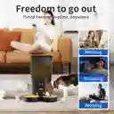 Dispensador De Comida Automatico Comedero Doble Gatos Perros