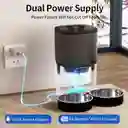 Dispensador De Comida Automatico Comedero Doble Gatos Perros