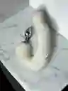 Cola De Zorro Plug Blanco