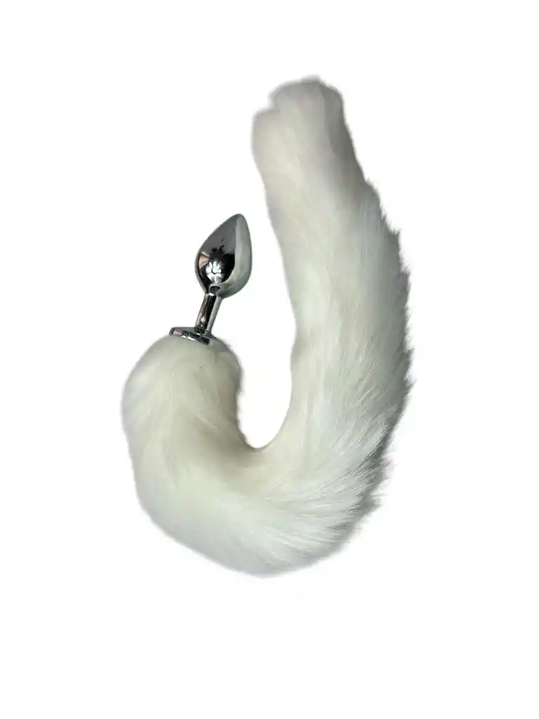 Cola De Zorro Plug Blanco