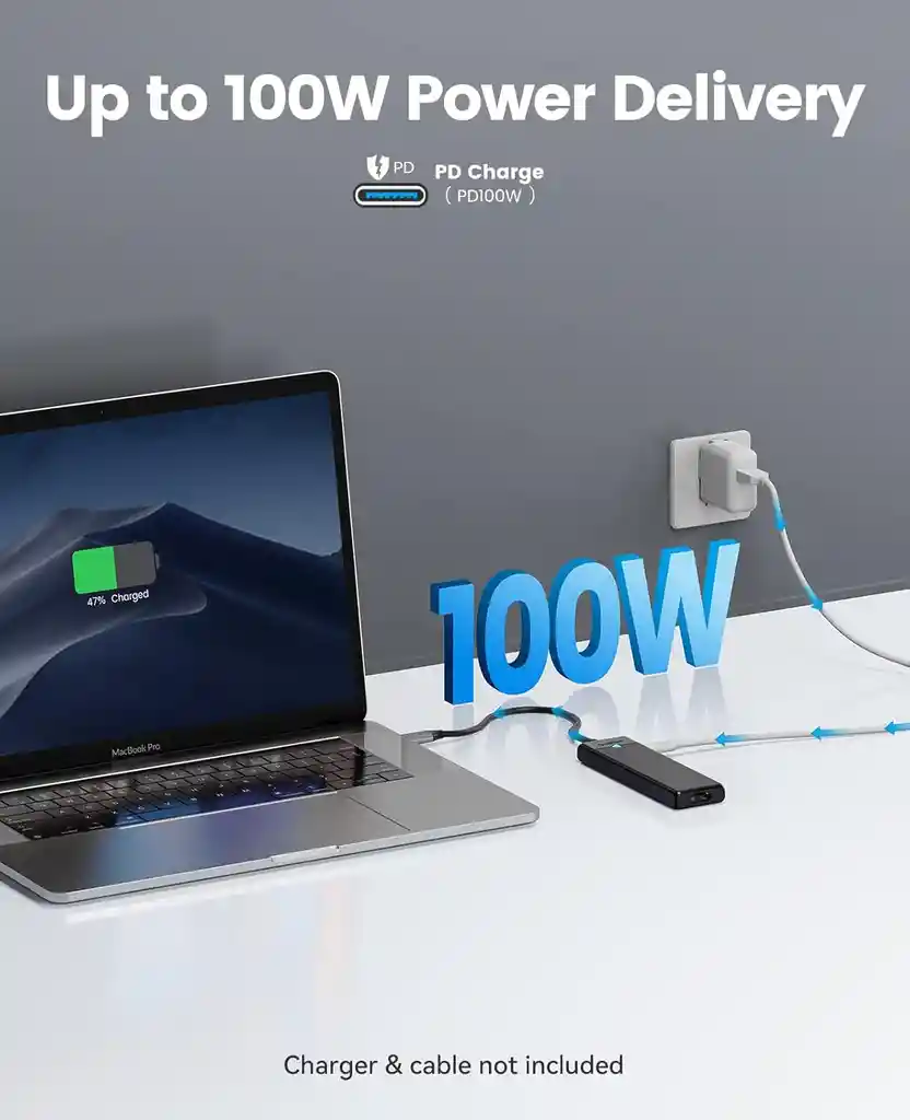 Adaptador Usb C A Hdmi Hub Tipo C Orico 7 En 1 4k
