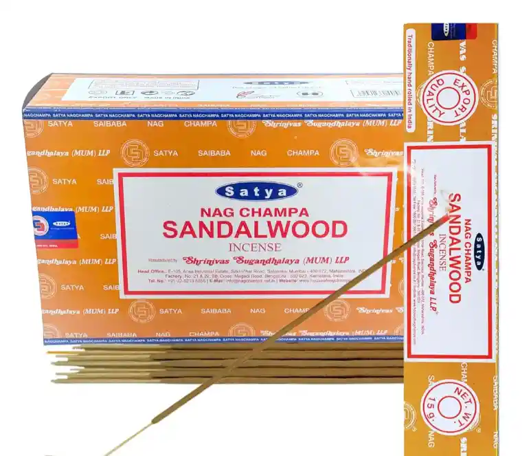 Incienso Nag Champa Satya Sándalo Caja 15g