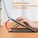 Soporte Para Portatil En Aluminio Color Negro