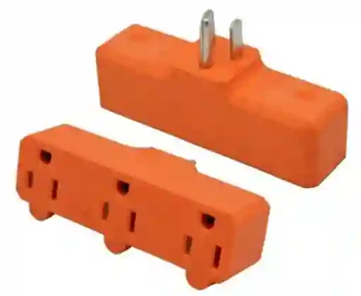Tee Multitoma Electrica Naranja
