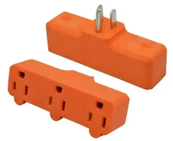 Tee Multitoma Electrica Naranja