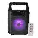 Parlante Portatil Con Luz Led Y Control