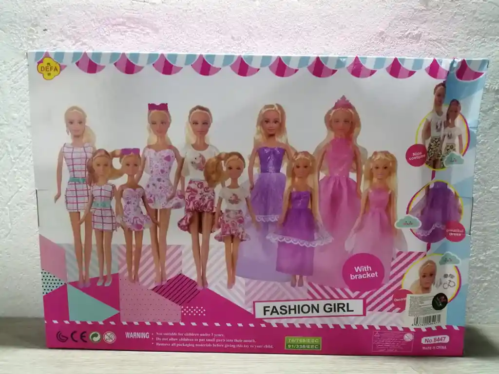 Muñeca Defa Lucy Chicas De Moda Con Vestidos Y Accesorios