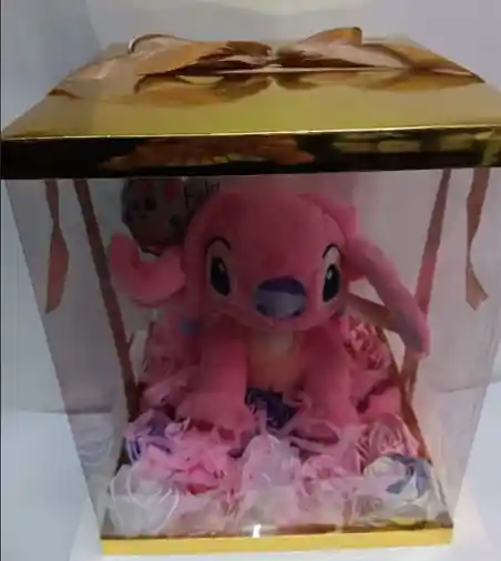 Angela Rosas Caja Acetato 26x26x32
