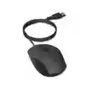 Mouse Alámbrico Hp 150 Con Conexión Usb Y Diseño Ambidiestro Negro