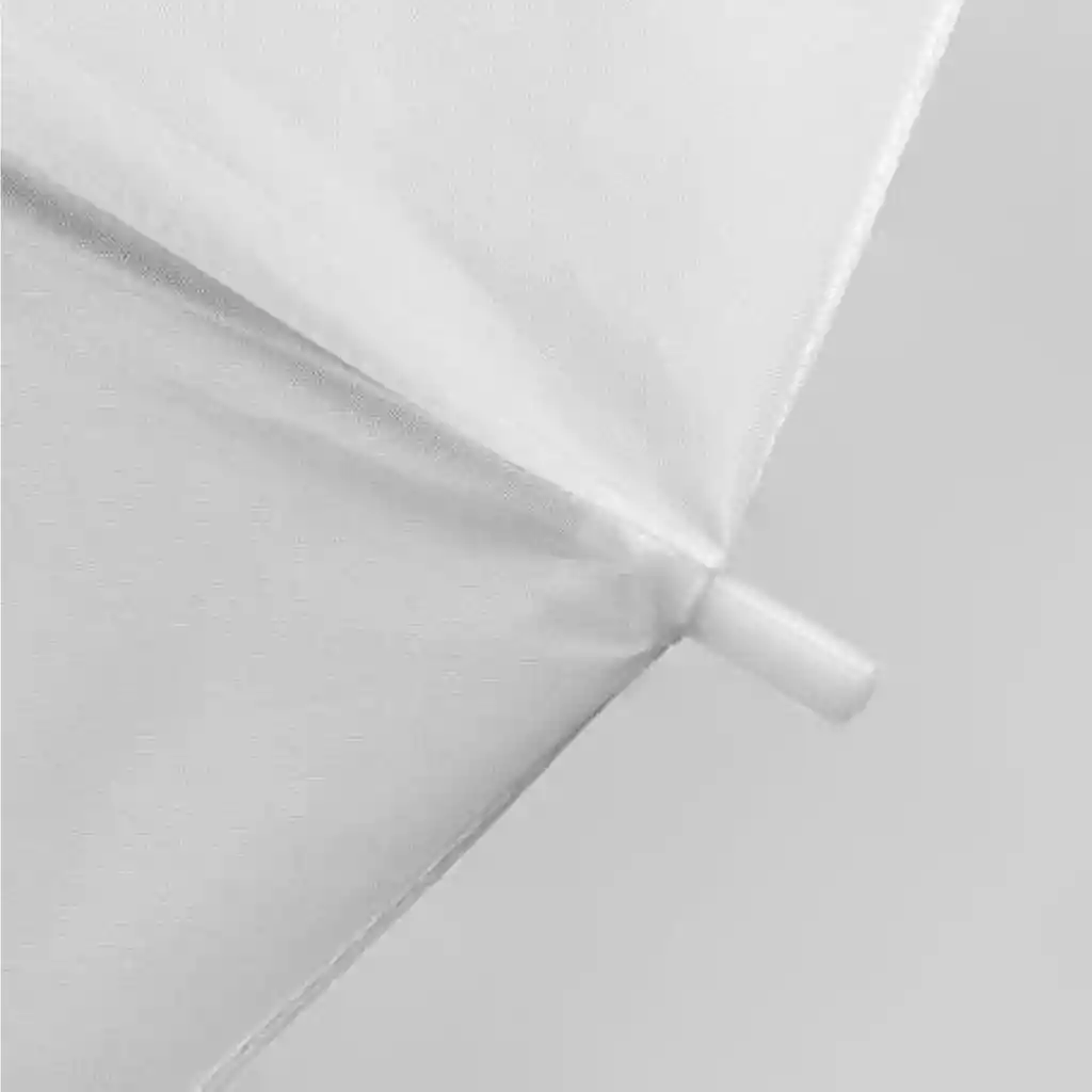 Sombrilla Paraguas Transparente Colores Tipo Hongo 1mt Blanco