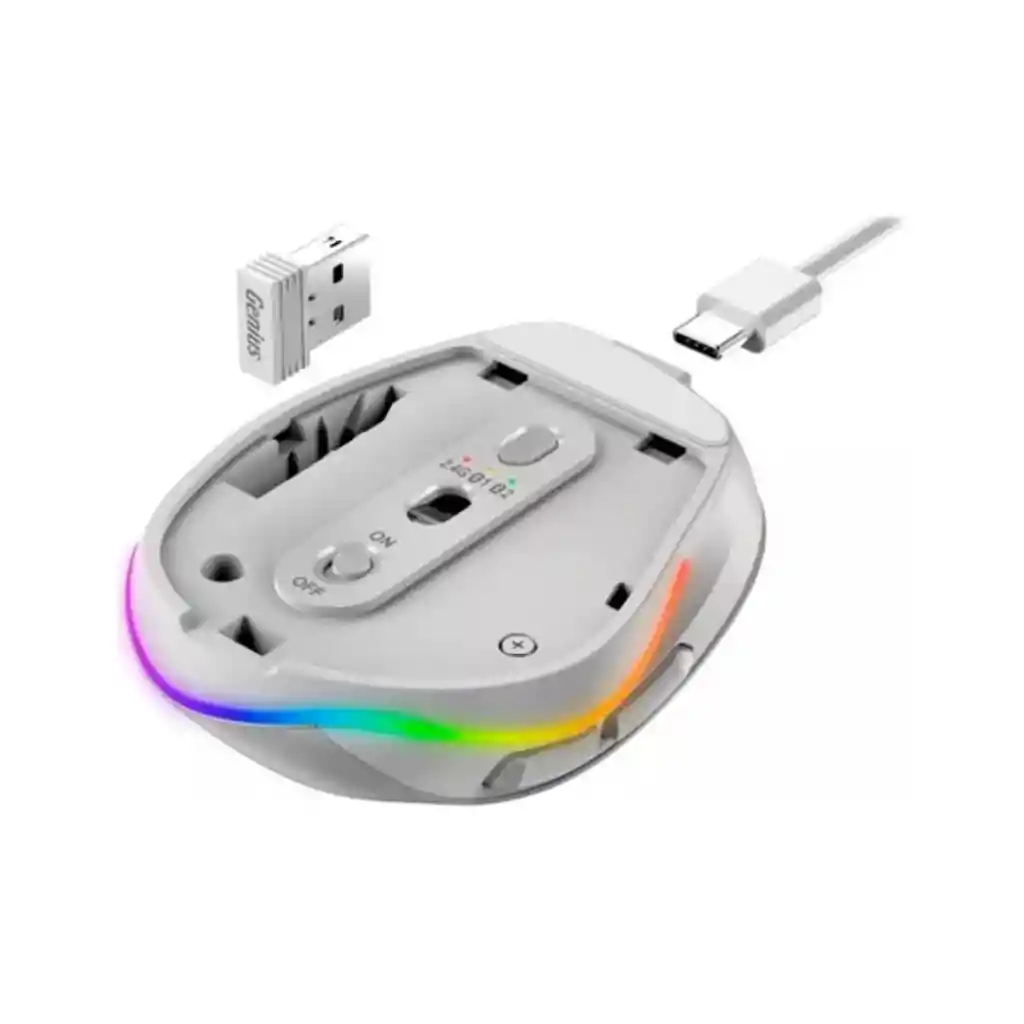 Mouse Genius Ergo 9000s Pro Con Conexión Usb Rosado