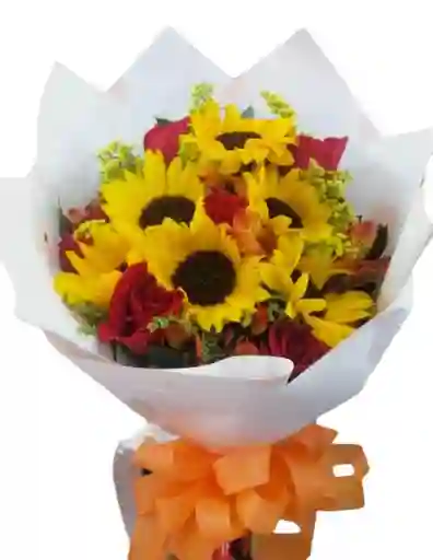 Flores Girasoles En Bouquet