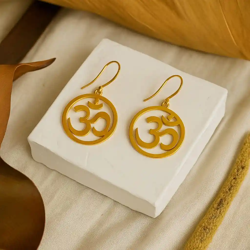 Aretes Simbolo Om