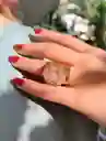 Anillo Cuarzo Estalactita De Amatista